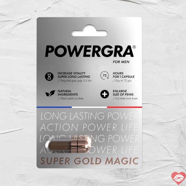  So sánh Viên uống tăng kích thước kéo dài thời gian Powergra For Men  - Vỉ 1 viên  mới nhất 